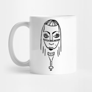 Pastel Goth, Goth Girl Mug